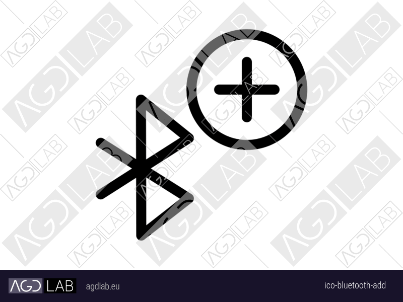 Bluetooth add icon