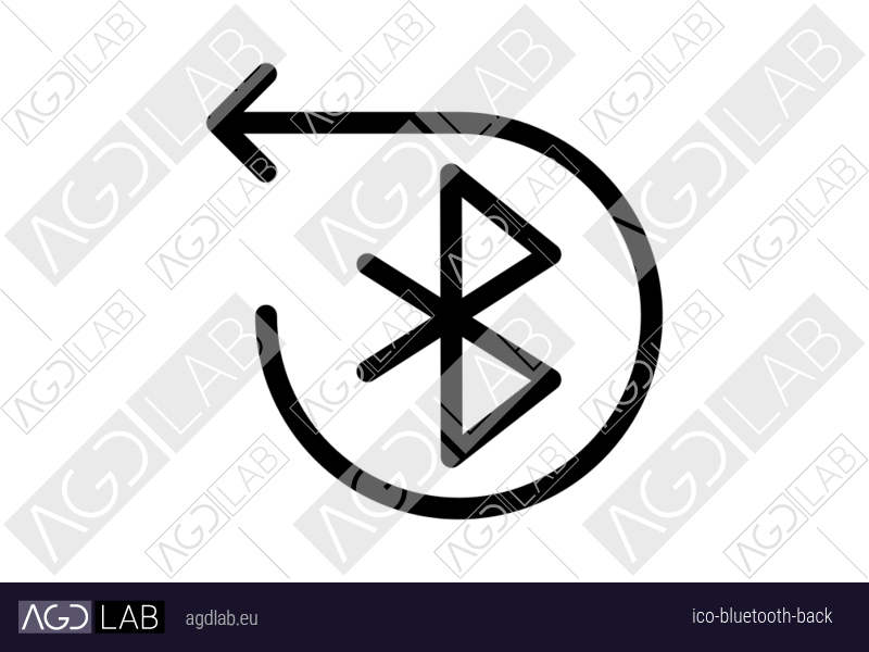 Bluetooth back icon