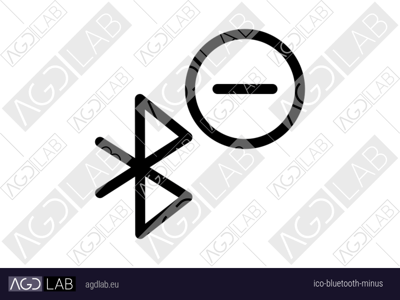 Bluetooth minus icon