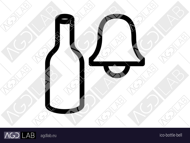 Bottle bell icon
