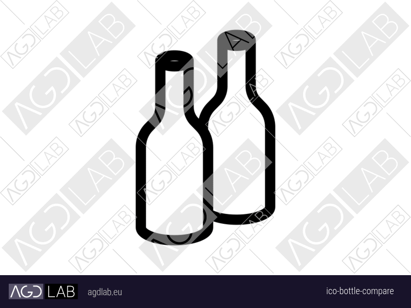 Bottle compare icon