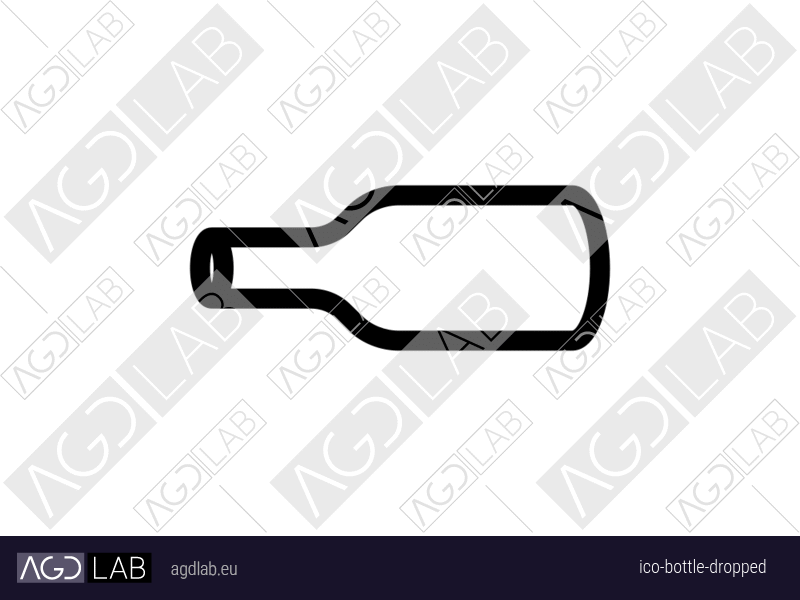 Bottle dropped icon