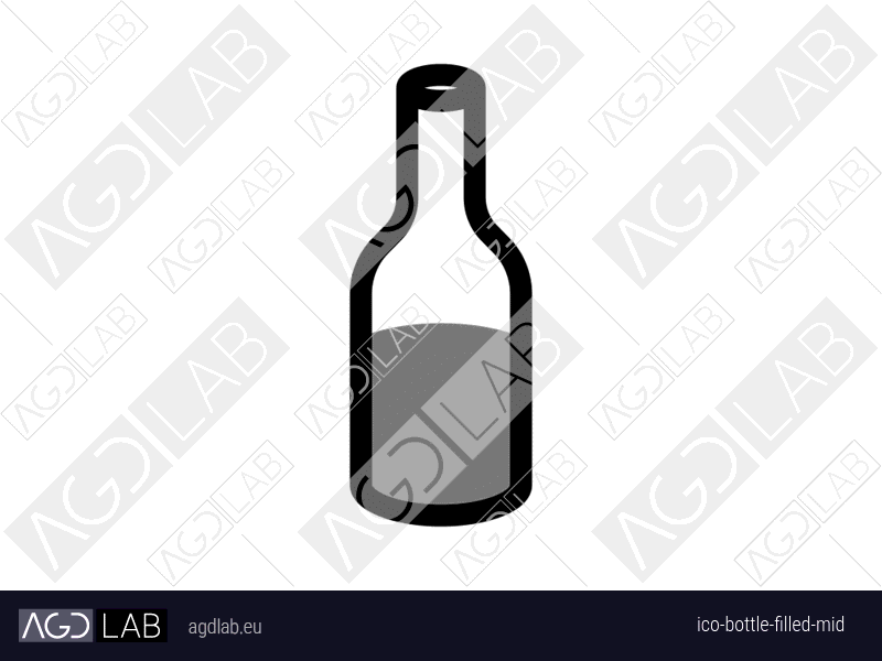 Bottle filled mid icon