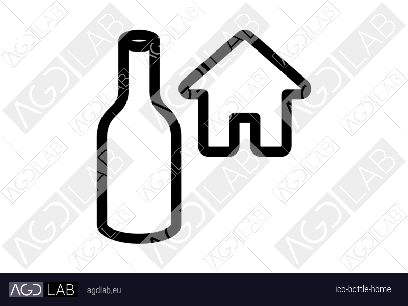 Bottle home icon