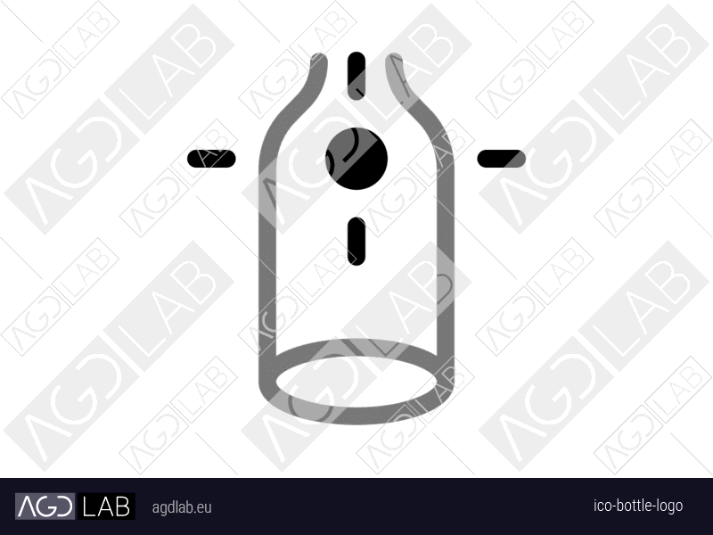 Bottle logo icon