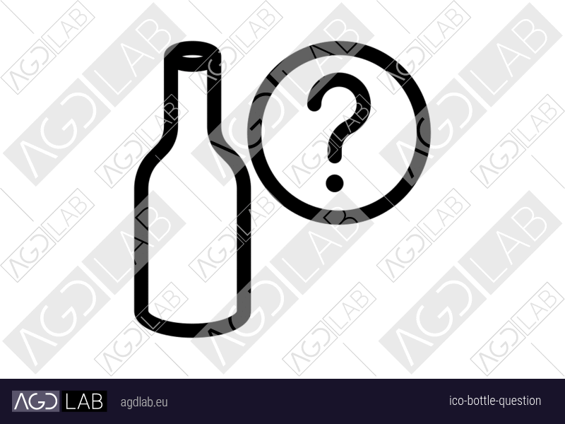 Bottle question icon