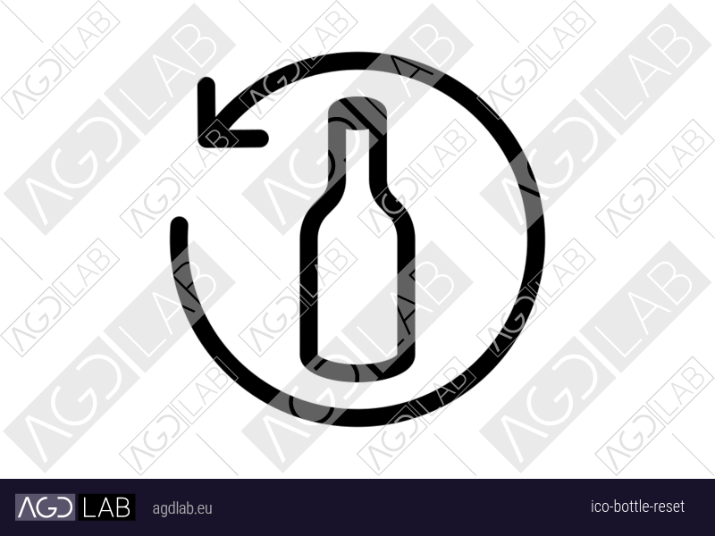 Bottle reset icon