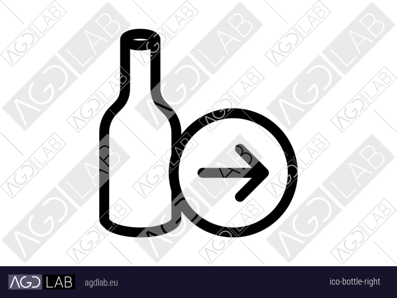 Bottle right icon