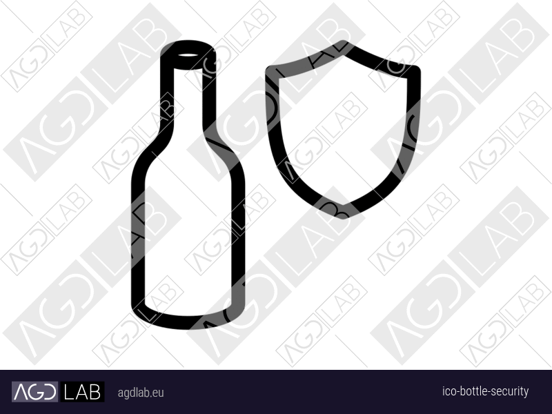 Bottle security icon