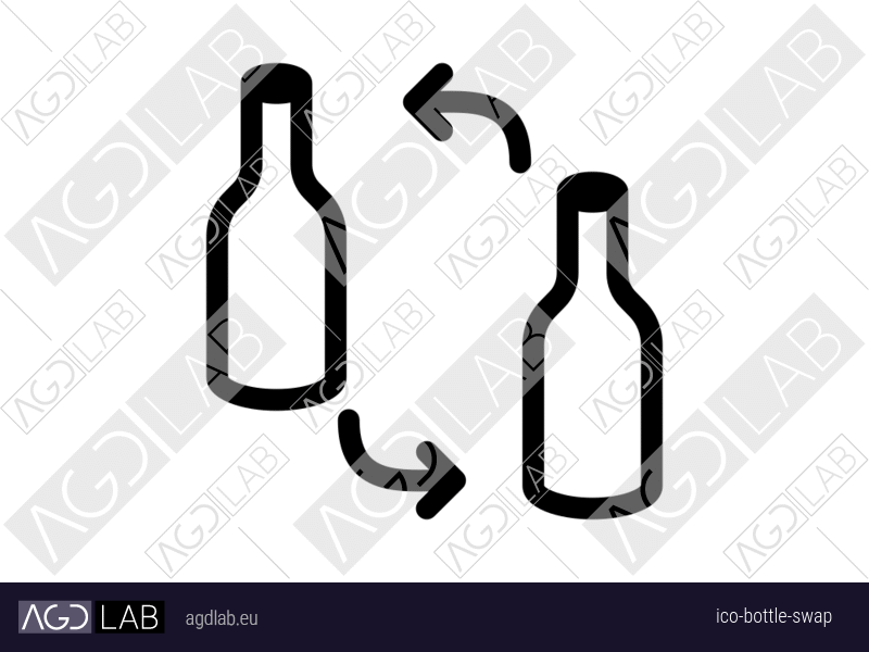Bottle swap icon