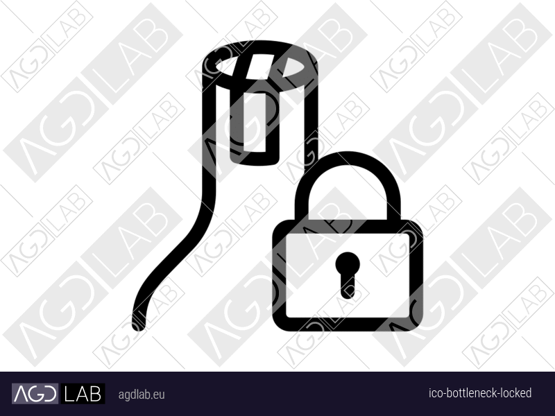 Bottleneck locked icon