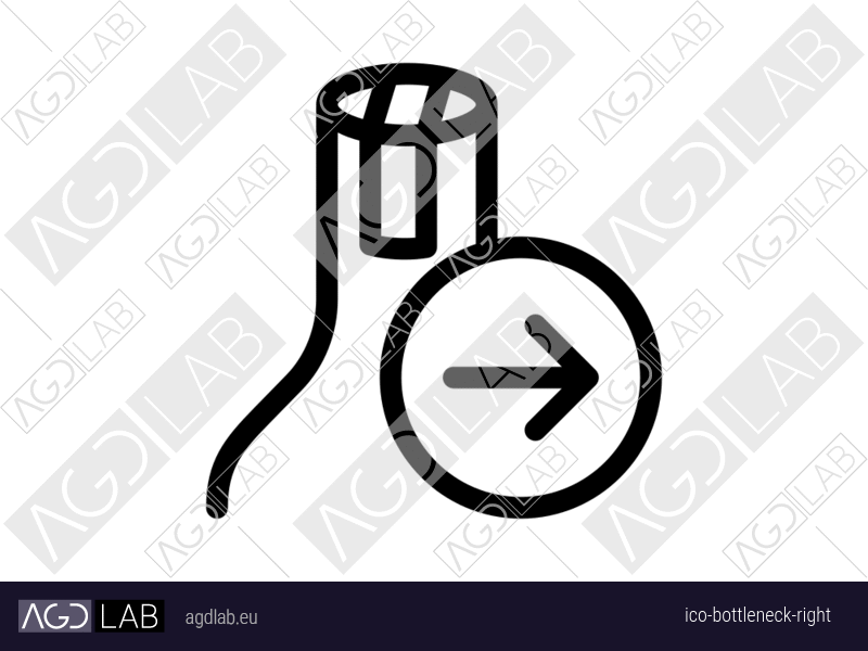 Bottleneck right icon