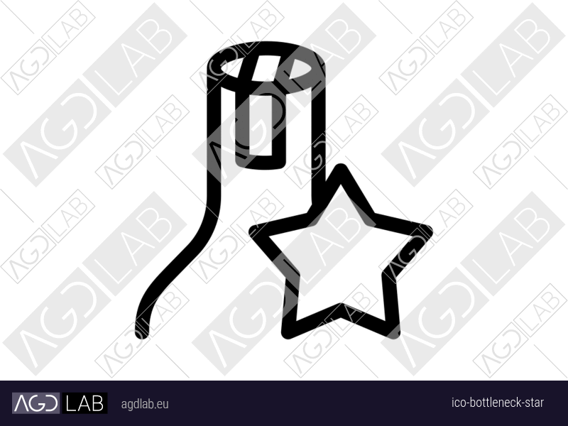 Bottleneck star icon
