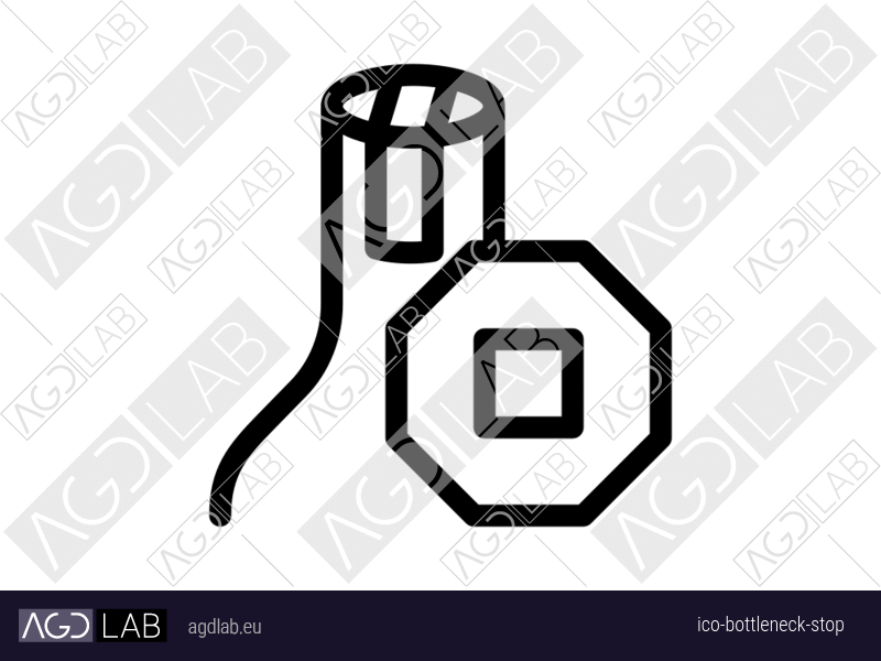 Bottleneck stop icon