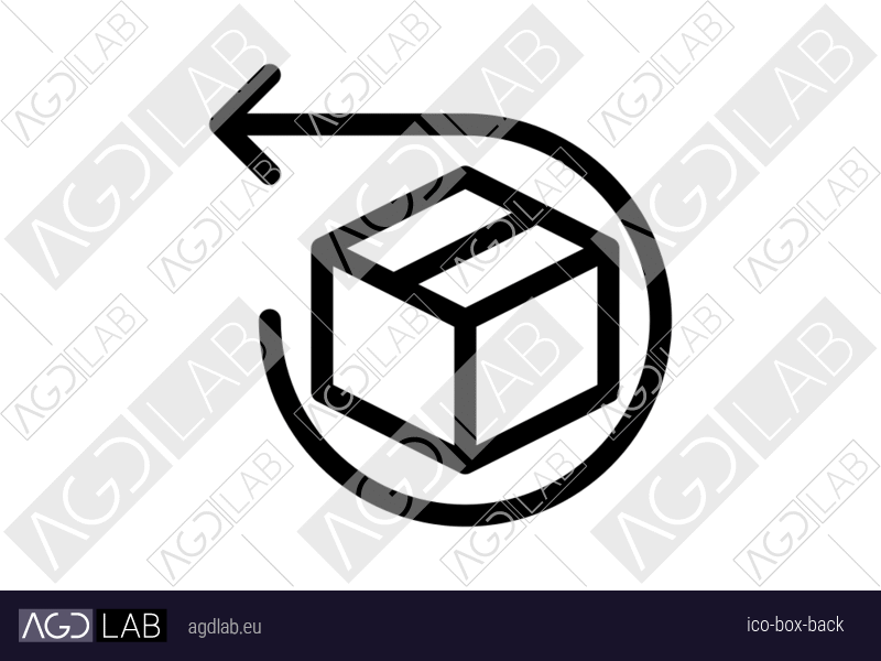 Box back icon