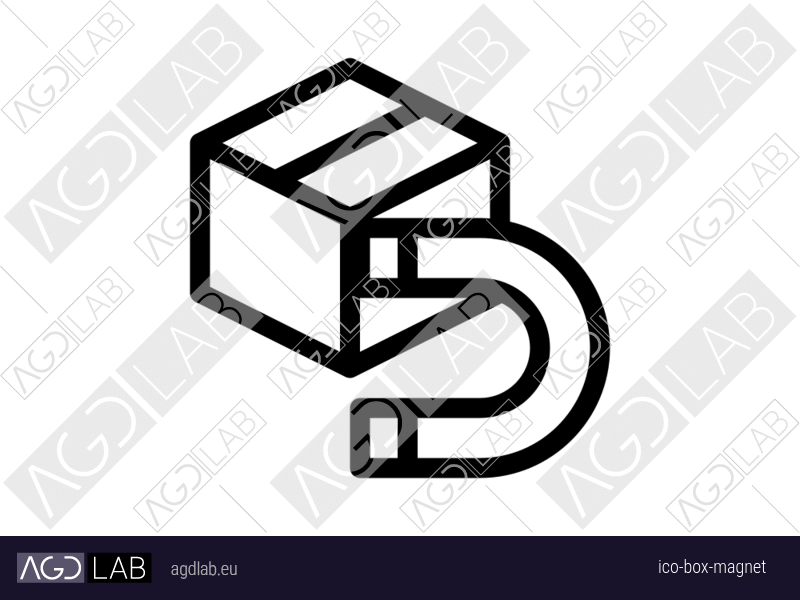 Box magnet icon