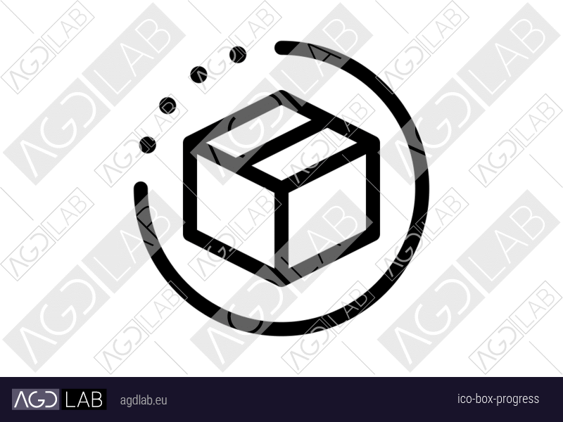 Box progress icon