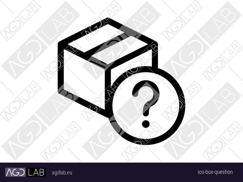 Box question icon