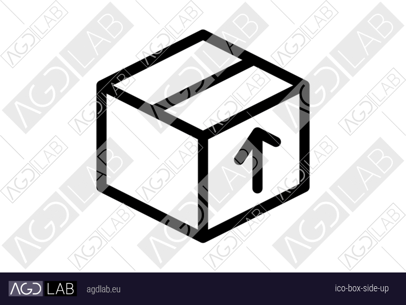 Box side up icon