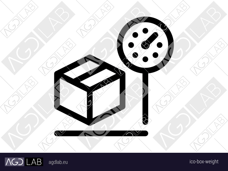 Box weight icon