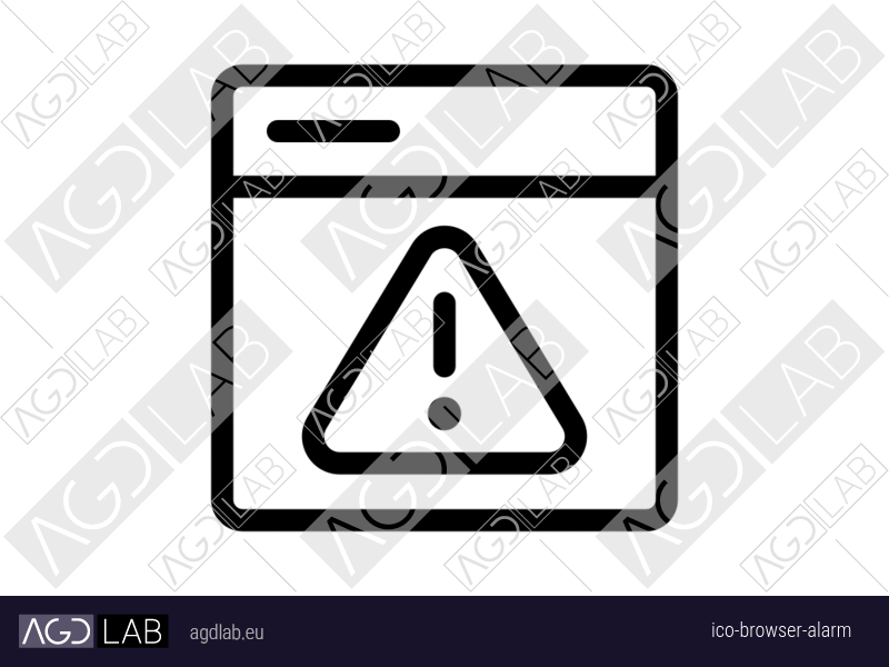 Browser alarm icon