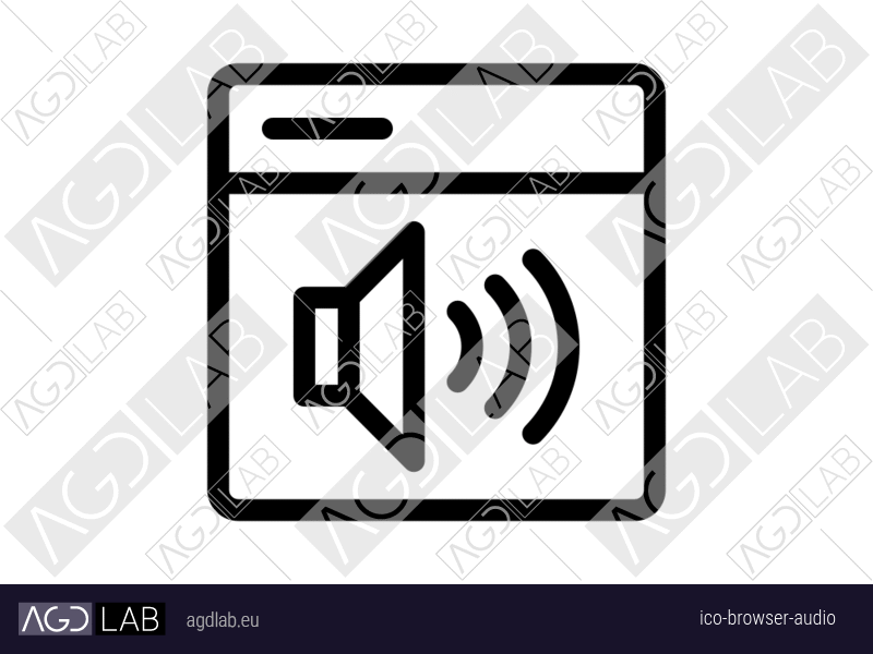 Browser audio icon