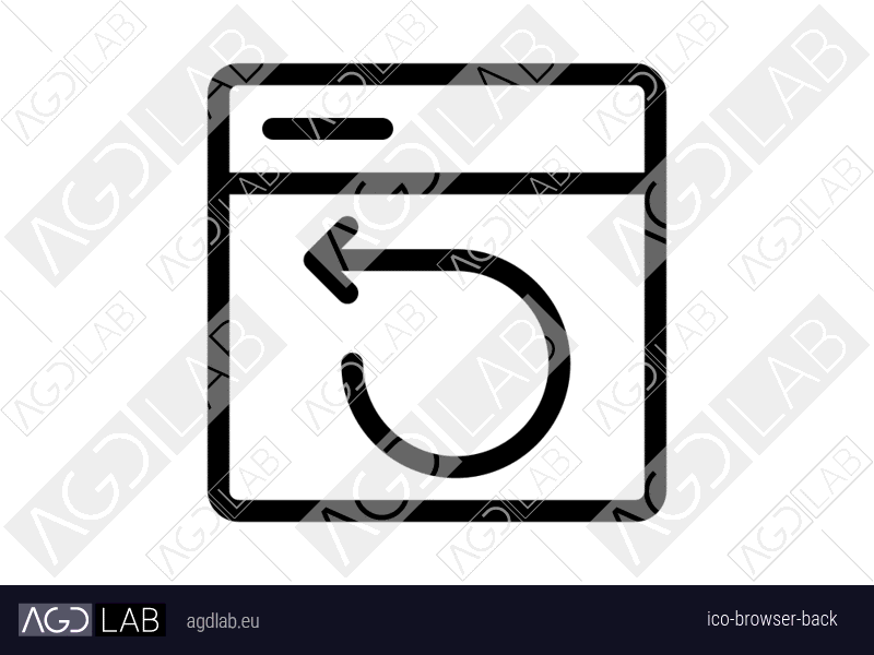 Browser back icon