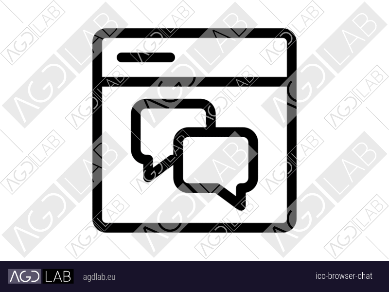 Browser chat icon