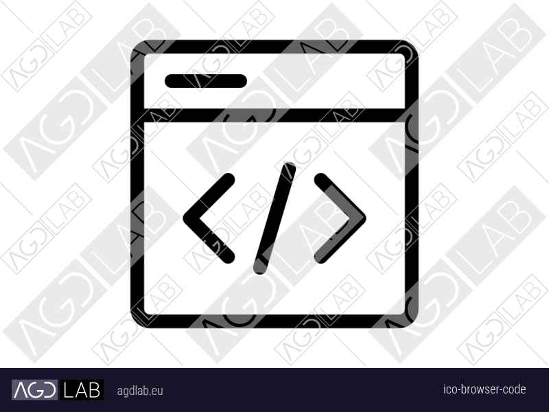 Browser code icon
