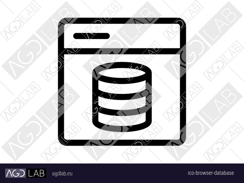 Browser database icon