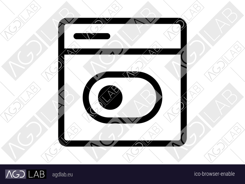 Browser enable icon