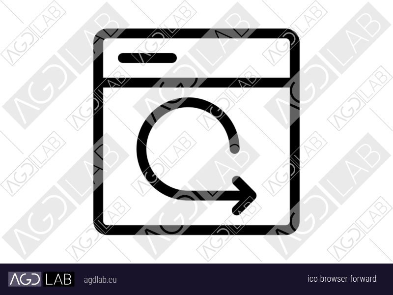 Browser forward icon