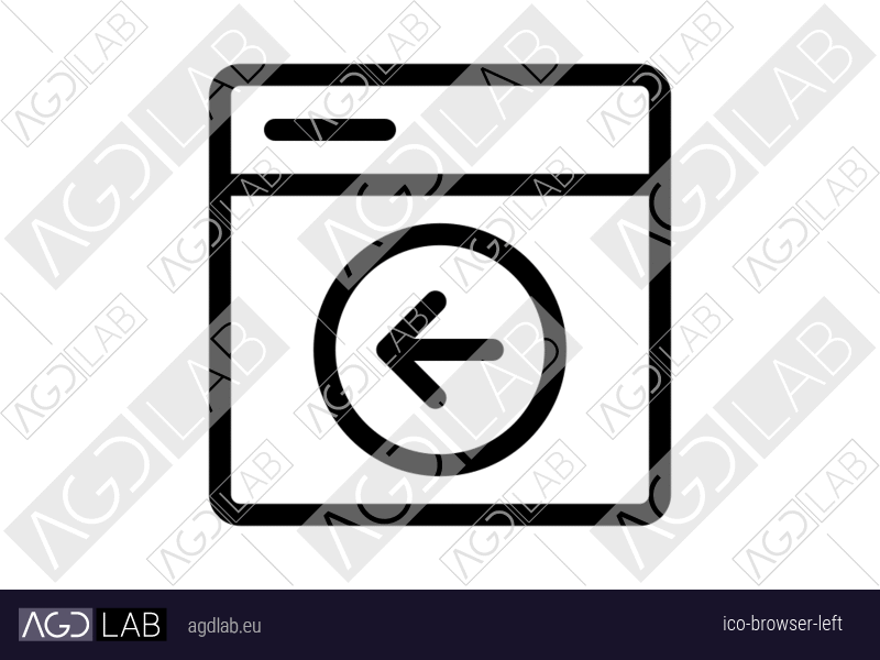 Browser left icon
