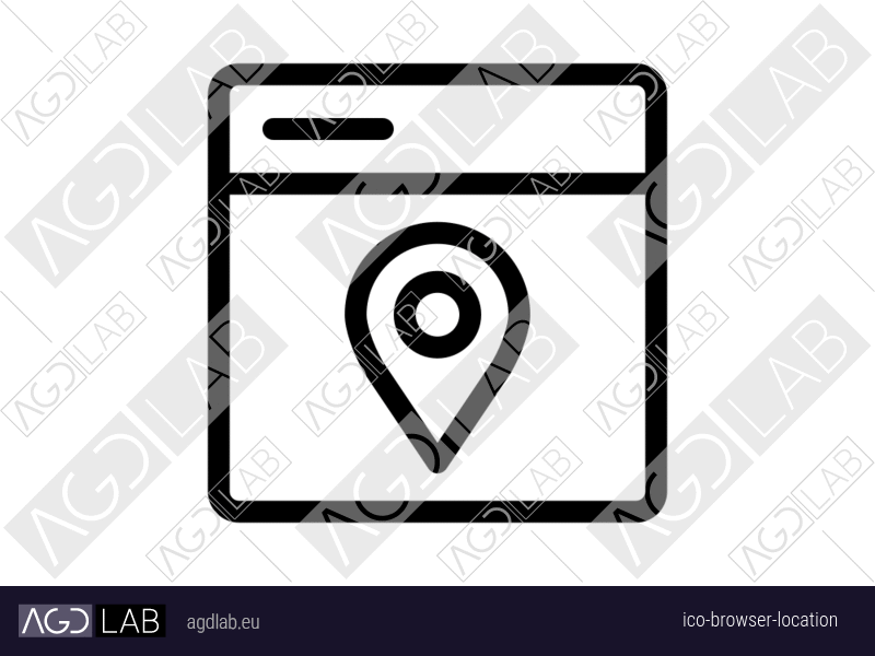 Browser location icon