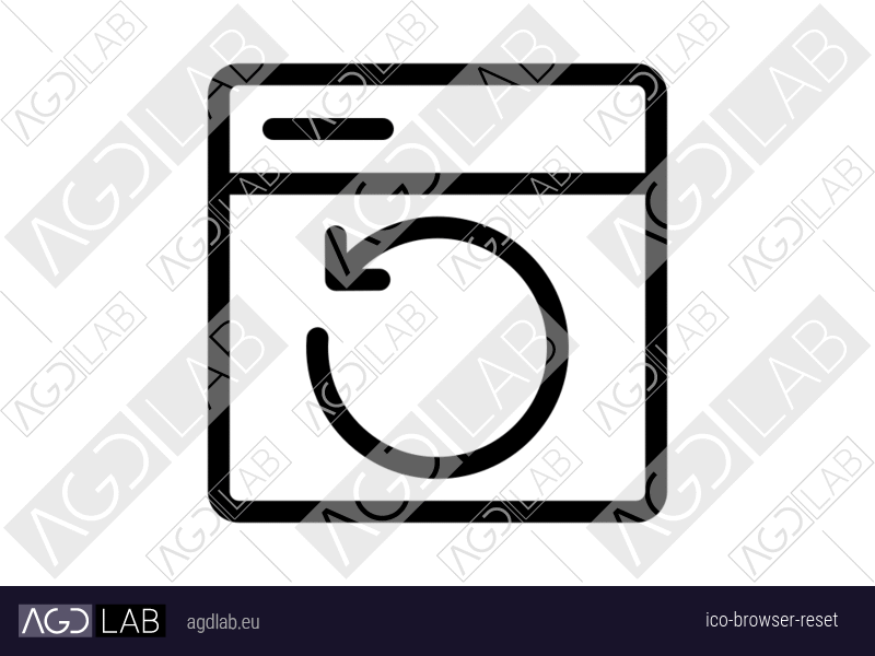 Browser reset icon