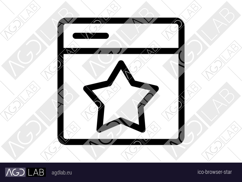 Browser star icon