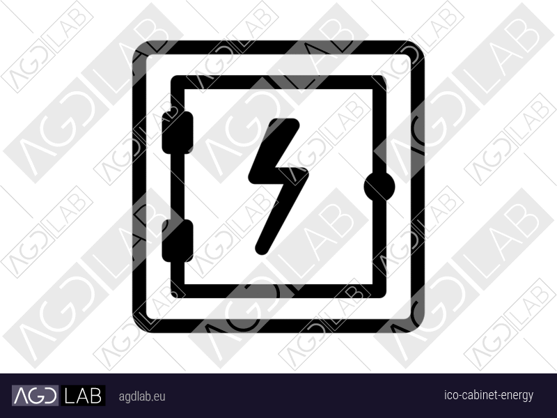 Cabinet energy icon