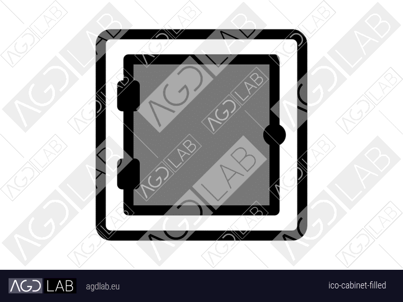 Cabinet filled icon