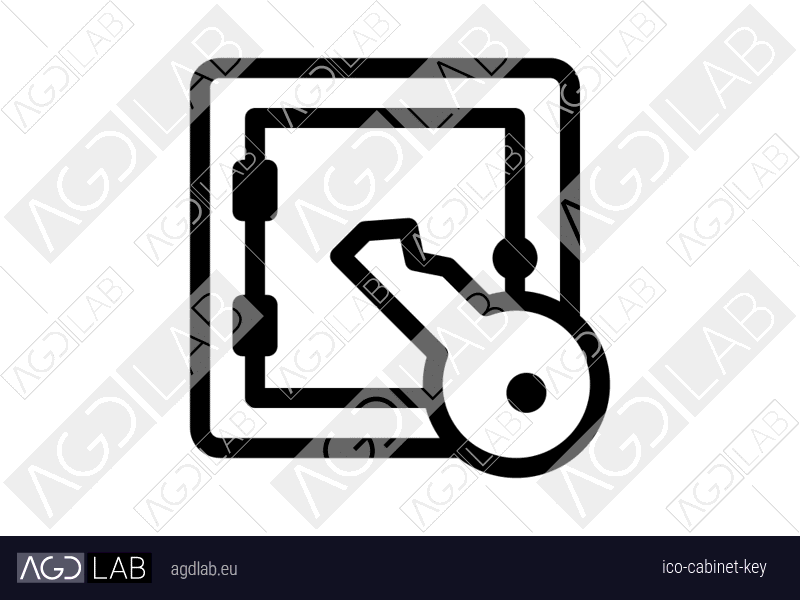 Cabinet key icon