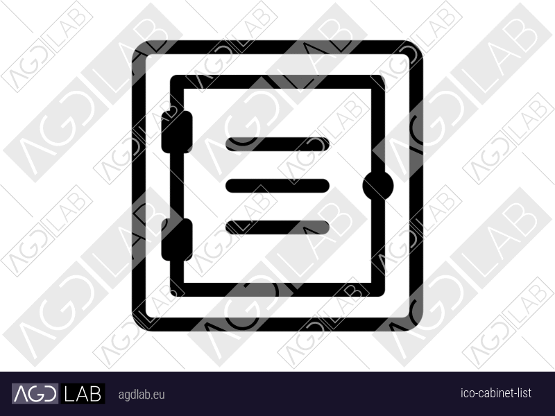 Cabinet list icon