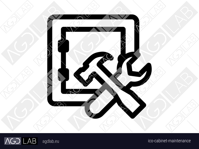 Cabinet maintenance icon