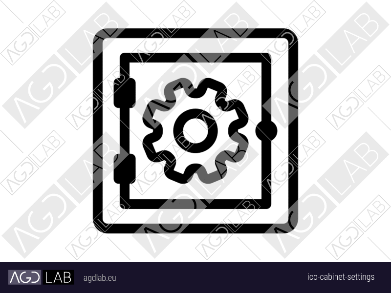 Cabinet settings icon