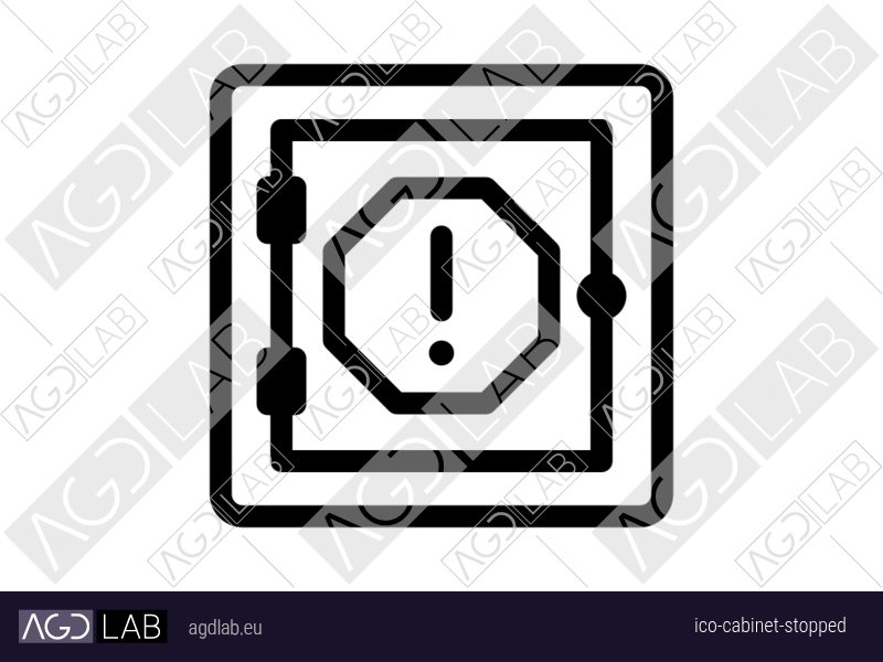 Cabinet stopped icon