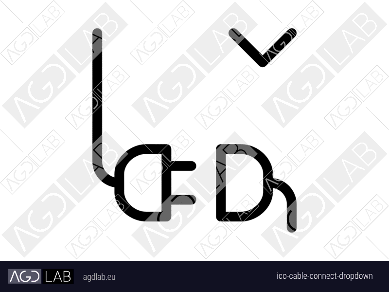 Cable connect dropdown icon