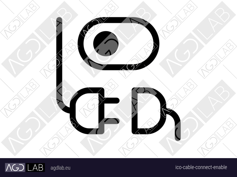 Cable connect enable icon