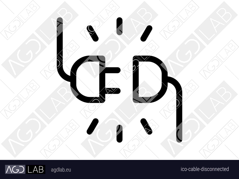 Cable disconnected icon