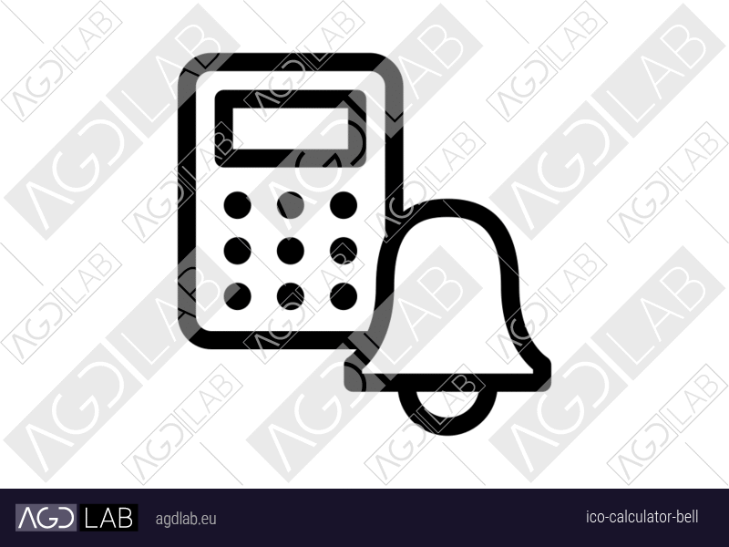 Calculator bell icon