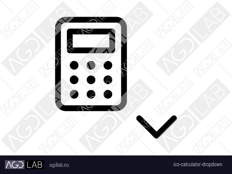 Calculator dropdown icon