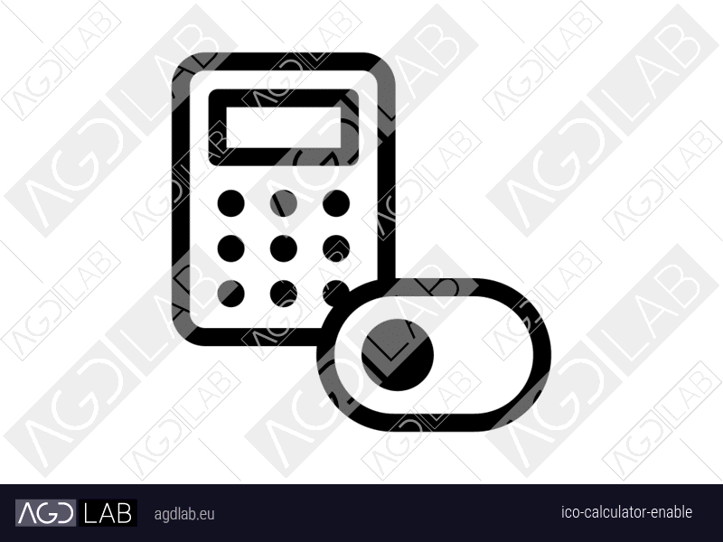 Calculator enable icon