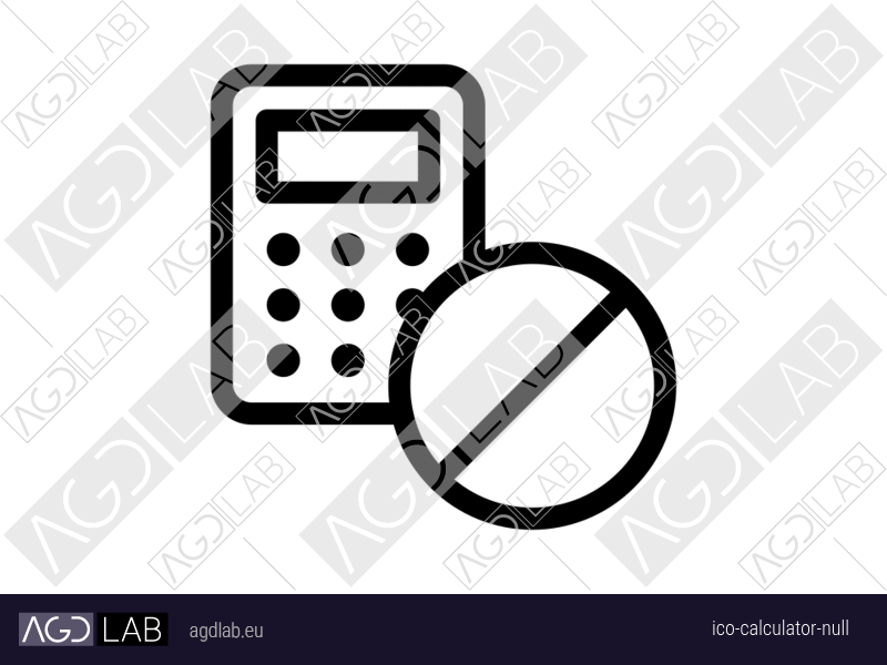 Calculator null icon